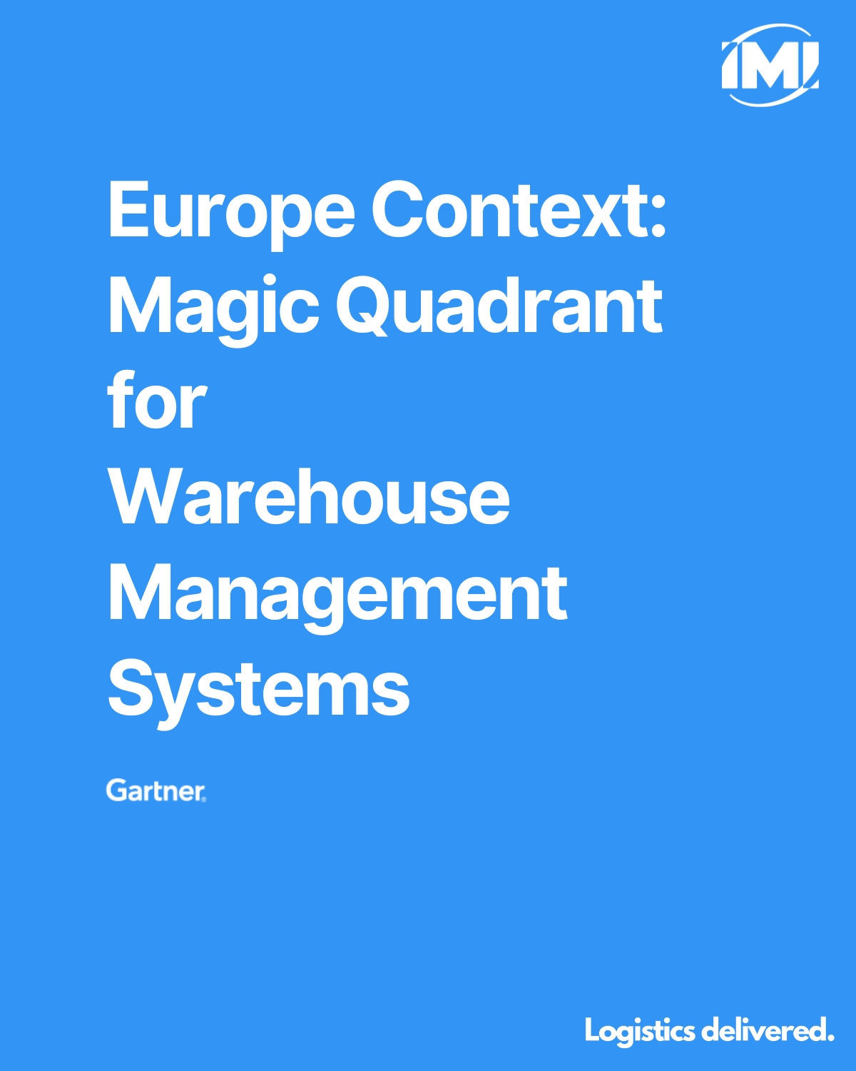 IMI recognized as a Notable Vendor in Gartner® Magic Quadrant in Europe context Vendor landscape The report highlights 17 major WMS vendors, noting their strengths and challenges and presence in various European countries. Vendors are evaluated based on factors like automation integration, cloud deployment, and cost-effective solutions. Where IMI is recognized as a Notable Vendor. Stay ahead in europe's growing WMS market! Invest now in scalable solutions to optimize your operations. Discover more in latest Gartner Magic Quadrant report on WMS!